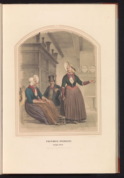 Traje de Kampen em Overijssel, 1857
Província de Overijssel Kampen Island / XII (título sobre o objecto) de Ruurt de Vries