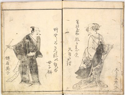 Kabuki Atores no Palco, 1784., 1784. de Ryukosai