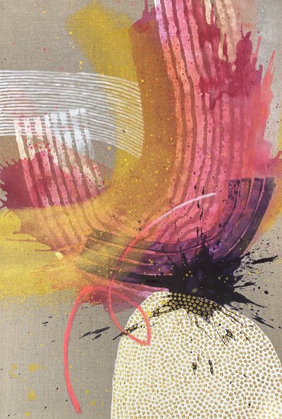 Movimento abstrato vibrante de SAN STARLING