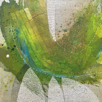 Textura verde vibrante de SAN STARLING
