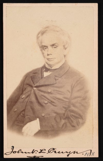 Retrato de John V. L. John VanSchaick Lansing Pruyn 1811-1877, Antes de 1877. de SJ Thompson