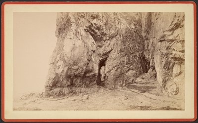Split Rock a partir do norte, Mt. Desert. de S.R. Stoddard