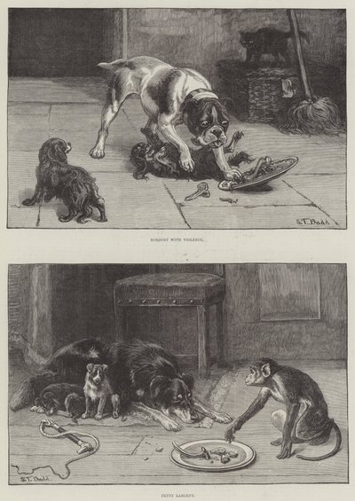 Cães e Comida de S.T. Dadd