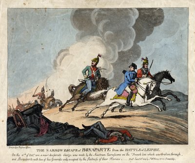 A FUGA ESTREITA DE BONAPARTE DA BATALHA DE Leipzig de S.W. Fores