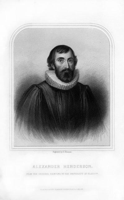 Alexander Henderson, teólogo escocês, 1870. de S. Freeman