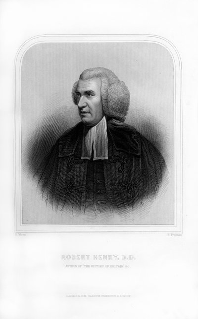 Robert Henry, historiador escocês, 1870. de S. Freeman