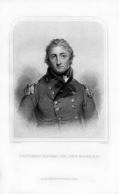 Sir John Moore, soldado e general britânico, 1870. de S. Freeman