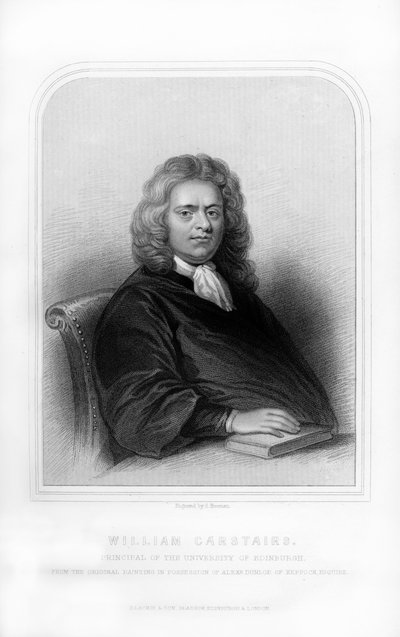 William Carstares, clérigo escocês, 1870. de S. Freeman