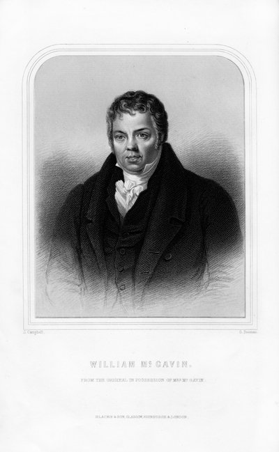 William McGavin, polêmico escocês, 1870. de S. Freeman