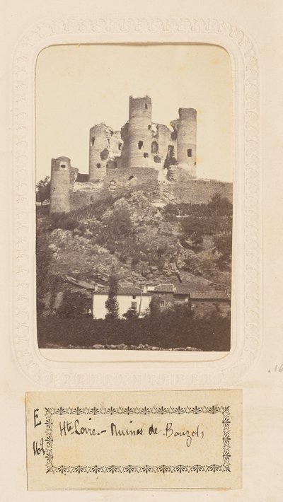 Haute-Loire - Ruínas de Bouzols de Sabatier