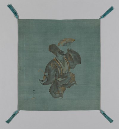 Capa de presente Fukusa, Japão, final do período Edo 1789-1868, início do século XIX de Saeki Ganryô