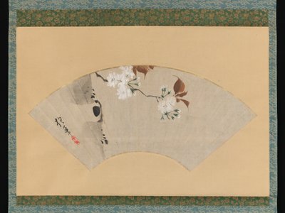 Flores de cerejeira de Sakai Hoitsu