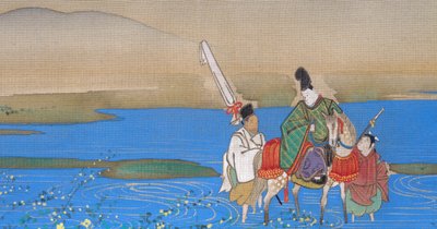 Seis rios da jóia Mu-Tamagawa, ca. 1839. de Sakai Oho