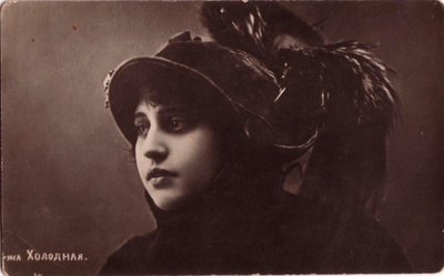 Vera Kholodnaya, atriz russa de cinema mudo, década de 10. de Sakharov and Orlov