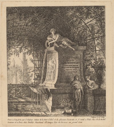 Fonte em uma casa de verão de Salomon Gessner