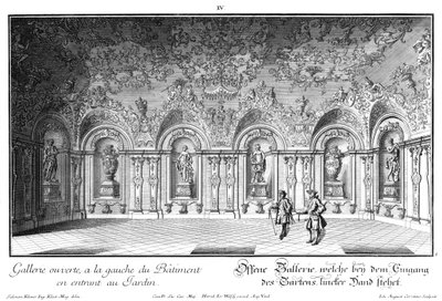 Galeria aberta na ala oeste de Salomon Kleiner
