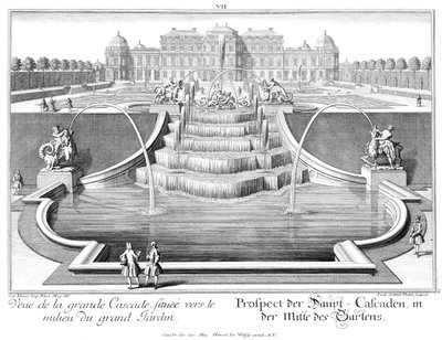 Perspectiva da cascata principal de Salomon Kleiner