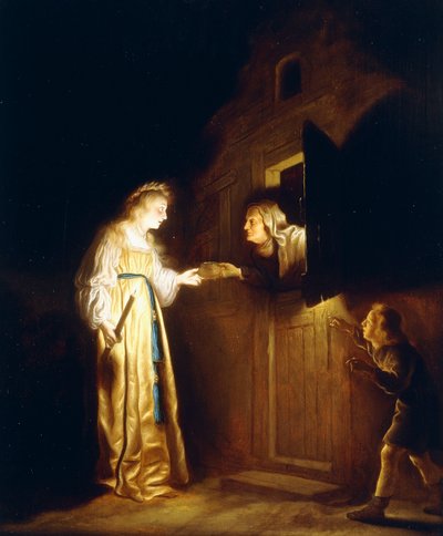 A zombaria de Ceres, 1645 de Salomon Koninck