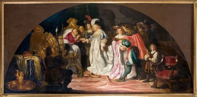 Os noivados duplos reais ou núpcias de 1502 de Salomon Koninck