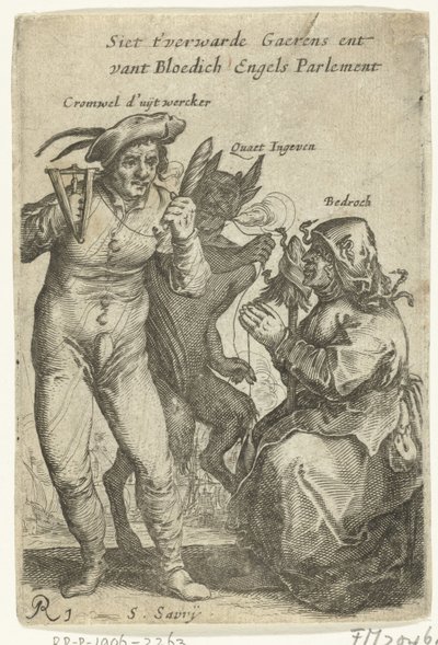Cartoon on Cromwell, c. 1652-1654
Siet t