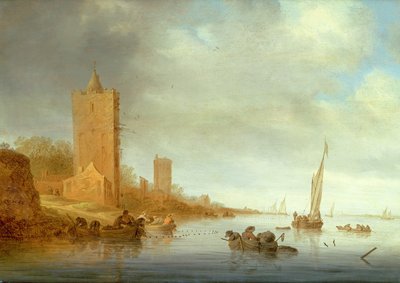 Imagem desconhecida de Salomon van Ruisdael or Ruysdael