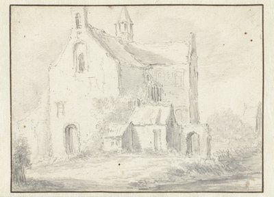 Igreja românica de Salomon van Ruysdael (possibly)
