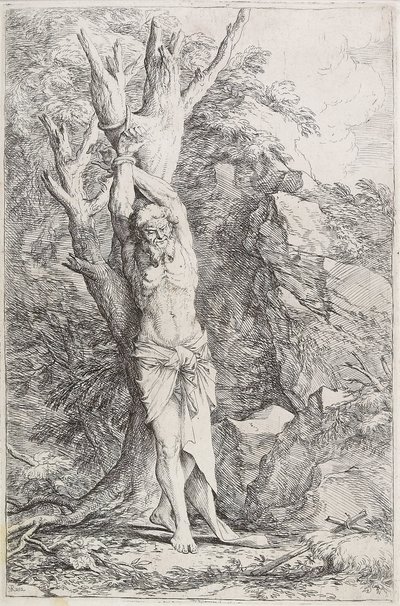 Albert (sofrendo uma penitência autoimposta) de Salvator Rosa