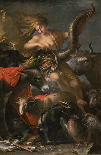 Alegoria da Fortuna, c.1658-9 de Salvator Rosa