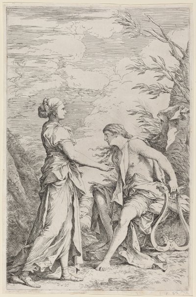 Apolo e a Sibila de Cumas de Salvator Rosa