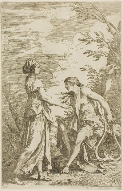 Apolo e a Sibila Cumeana de Salvator Rosa