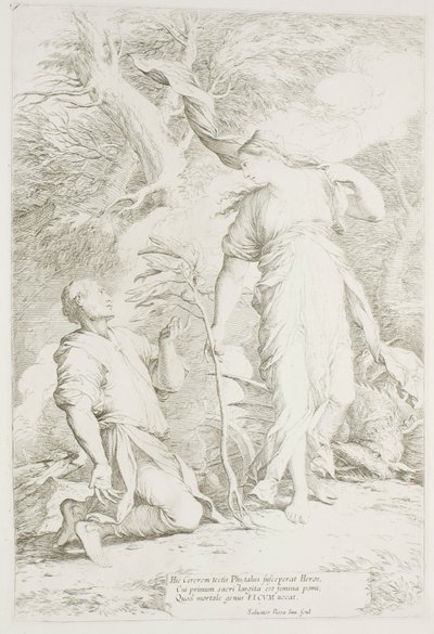 Ceres e Phytalus de Salvator Rosa