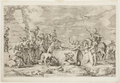 Morte de Atílio Régulo de Salvator Rosa