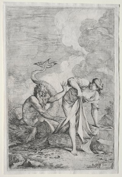 Glauco e Cila, c. 1661 de Salvator Rosa