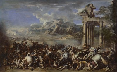 Batalha Heroica, 1652 de Salvator Rosa