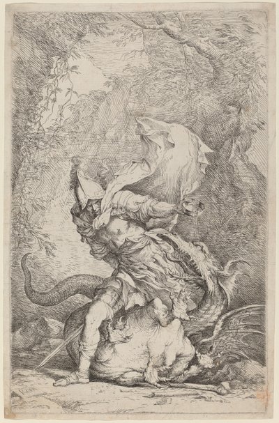 Jasão e o Dragão de Salvator Rosa