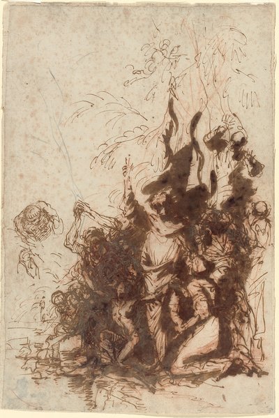 Ressurreição de Lázaro de Salvator Rosa