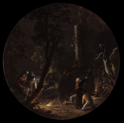 Cenas de Bruxaria: Noite, c. 1645-1649. de Salvator Rosa