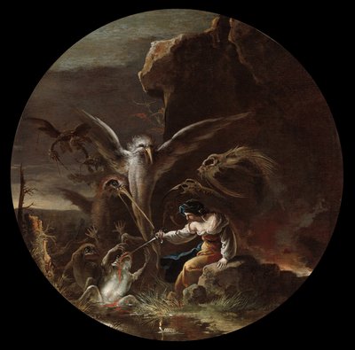 Cenas de bruxaria, c. 1645-1649. de Salvator Rosa