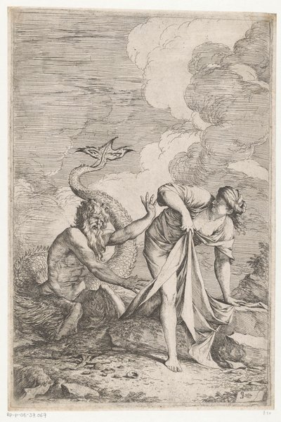 Scylla foge de Glaucus de Salvator Rosa