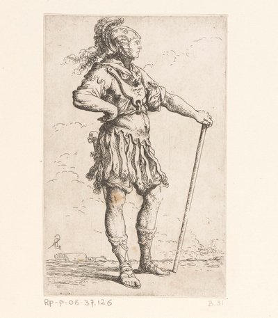 Soldado com um pau
Números pequenos (título da série)
Figurino (título da série) de Salvator Rosa