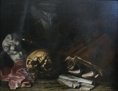 Natureza morta de Salvator Rosa