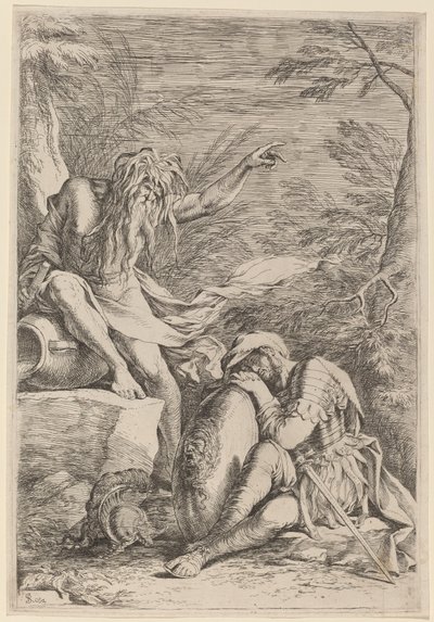 O sonho de Enéias de Salvator Rosa