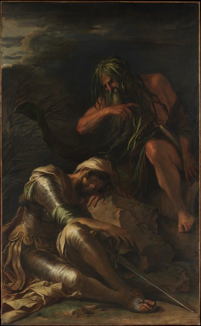 O sonho de Eneias de Salvator Rosa