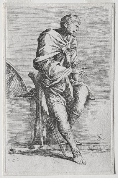 A Série Estatueta: Figurina de Salvator Rosa