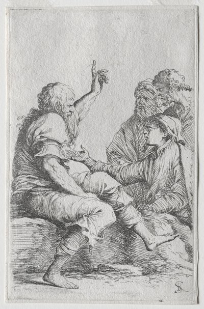 A Série Estatueta: Estatueta de Salvator Rosa