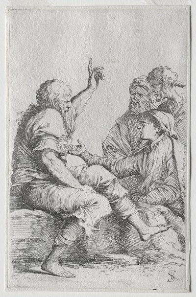 A série Figurine: Figurine, 1656-57. de Salvator Rosa