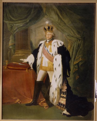 Retrato do Imperador Paulo I da Rússia (1754-1801), vestido como Cavaleiro da Ordem de Malta. (Retrato do Imperador Paulo I da Rússia, em Traje do Cavaleiro da Ordem Maltesa). Pintura de Salvatore Tonci (1756-1844), óleo sobre tela de Salvatore Tonci