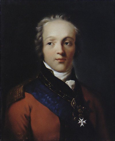 Retrato do Conde Fyodor Vasilyevich Rostopchin 1763-1826, 1800 de Salvatore Tonci