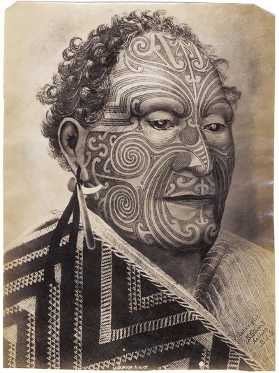 Tamati Nene, c.1880 (impressão de albume) de Sam Stuart