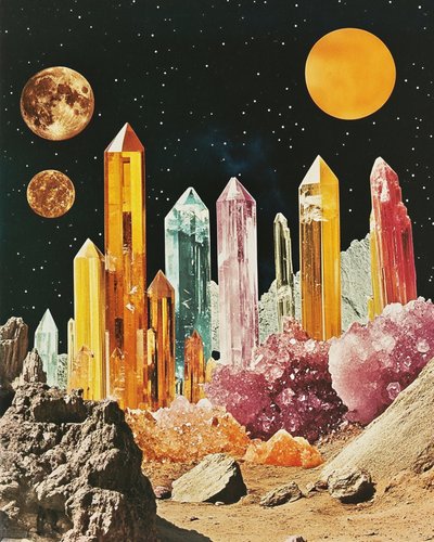 Cidade Cósmica de Cristal de Samantha Hearn